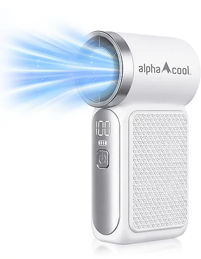 AlphaCool Mini Rechargeable Handheld Fan