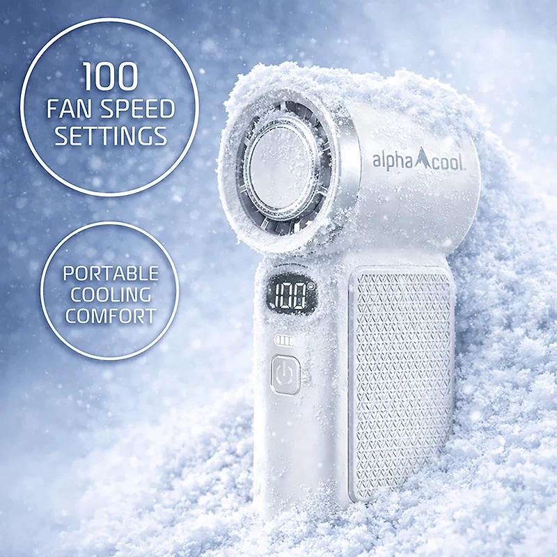AlphaCool Mini Rechargeable Handheld Fan
