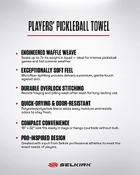 Selkirk Pickleball Microfiber Towel