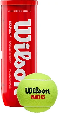 Wilson X3 Padel Balls 3-pack