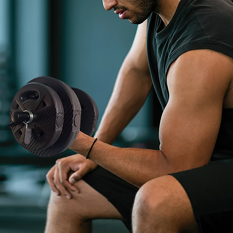 CAP Barbell 40lb Cement Dumbbell Set