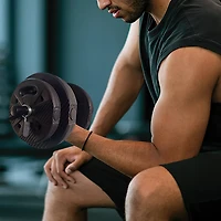 CAP Barbell 40lb Cement Dumbbell Set