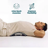 HoMedics Unisex Fit Back Stretcher with Comfort TPR Topper