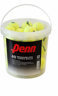 PENN® Pressureless Tennis 40-Pack Ball Bucket