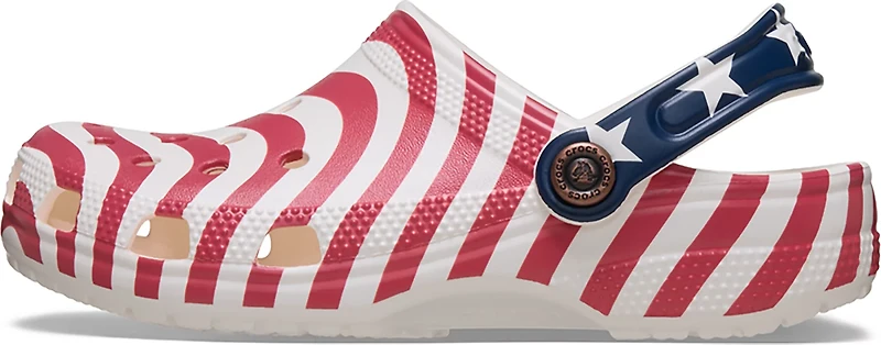 Crocs Kids' Classic American Flag Clogs