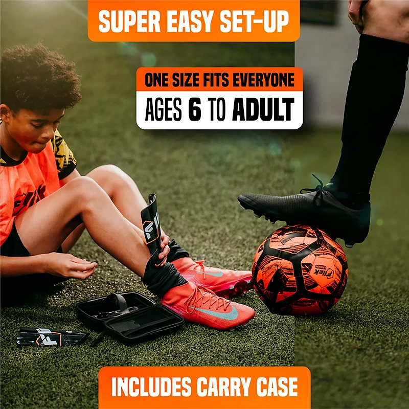 Flick Smart Soccer Tracker with Shin Guards