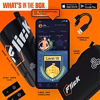 Flick Smart Soccer Tracker with Shin Guards