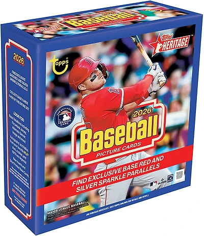 Topps 2026 Heritage Baseball Mega Box