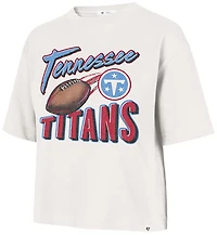 '47 Tennessee Titans Women's Dime Time Reed City Graphic T-shirt
