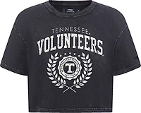Pro Standard Women's Tennessee Volunteers Street Team Enzyme Wash Boxy Crop Short Sleeve T-shirt