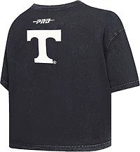 Pro Standard Women's Tennessee Volunteers Street Team Enzyme Wash Boxy Crop Short Sleeve T-shirt
