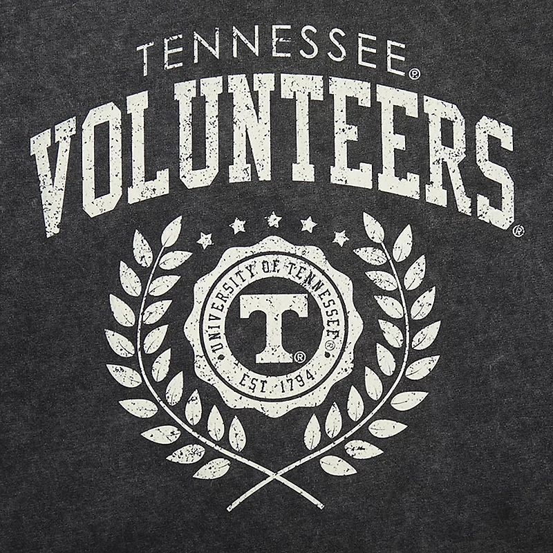 Pro Standard Women's Tennessee Volunteers Street Team Enzyme Wash Boxy Crop Short Sleeve T-shirt