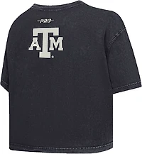 Pro Standard Women's Texas A&M Aggies Street Team Enzyme Wash Boxy Crop Short Sleeve T-shirt