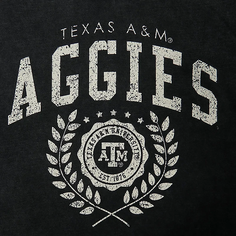 Pro Standard Women's Texas A&M Aggies Street Team Enzyme Wash Boxy Crop Short Sleeve T-shirt