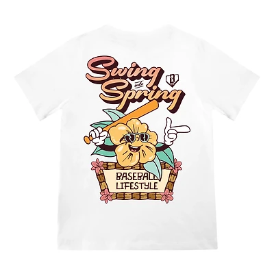 Baseball Lifestyle 101 Boys' Swing Into Spring Graphic T-shirt