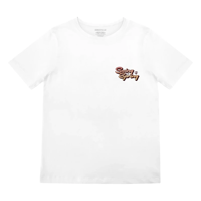 Baseball Lifestyle 101 Boys' Swing Into Spring Graphic T-shirt