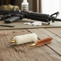 Traditions .50 Caliber Bronze Bristle Bore Brush and Cotton Swab Set