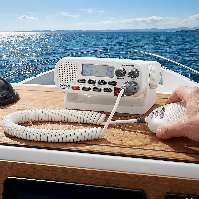 Cobra MR F45 Fixed-Mount VHF Marine Radio