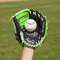 Rawlings Youth Players Basket Web 9 in Pitcher/Infield Glove with Ball