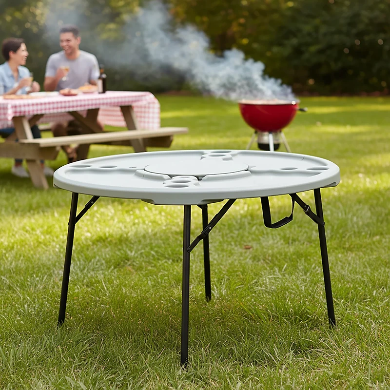Academy Sports + Outdoors 4 ft Round Folding Cookout Table