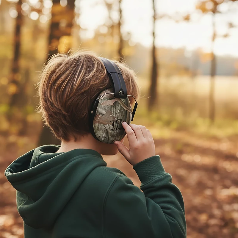 Walker's Kids' Folding Camo Earmuffs