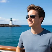 Maui Jim Adults' Lighthouse Polarized Sunglasses