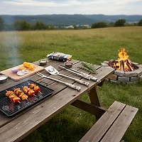 Outdoor Gourmet Antler 3-Piece Barbecue Tool Set