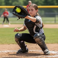 Mizuno Girls' Prospect 32.5 in Fast-Pitch Softball Catcher's Mitt