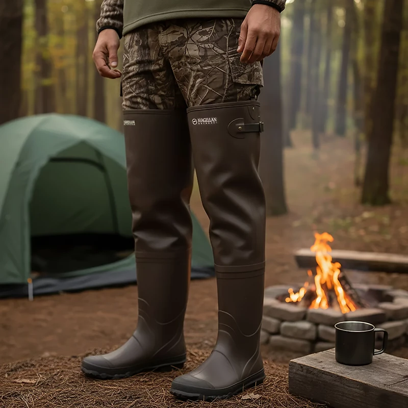 Magellan Outdoors Men's Rubber Hip Boots