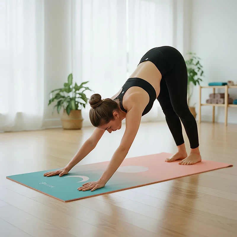 Gaiam Reversible Aubergine Swirl 24 x 68 0.24 Yoga Mat