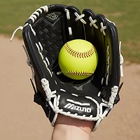 Mizuno GPSL1200F3 Prospect Select Fastpitch Softball Glove 12", Right Hand Throw, BLACK