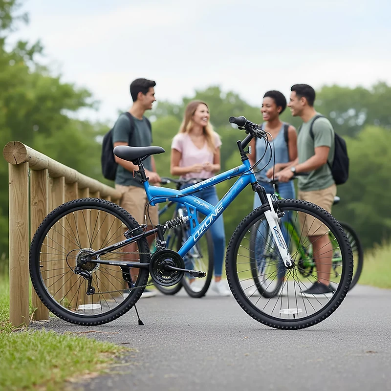 Ozone 500 Men's Shock Force 26 21-Speed Full Suspension Mountain Bike
