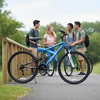 Ozone 500 Men's Shock Force 26 21-Speed Full Suspension Mountain Bike
