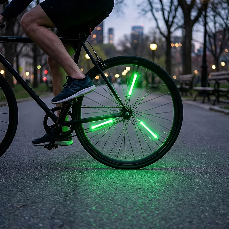 Brightz Spin LED Bicycle Spoke Tube Lights 3-Pack