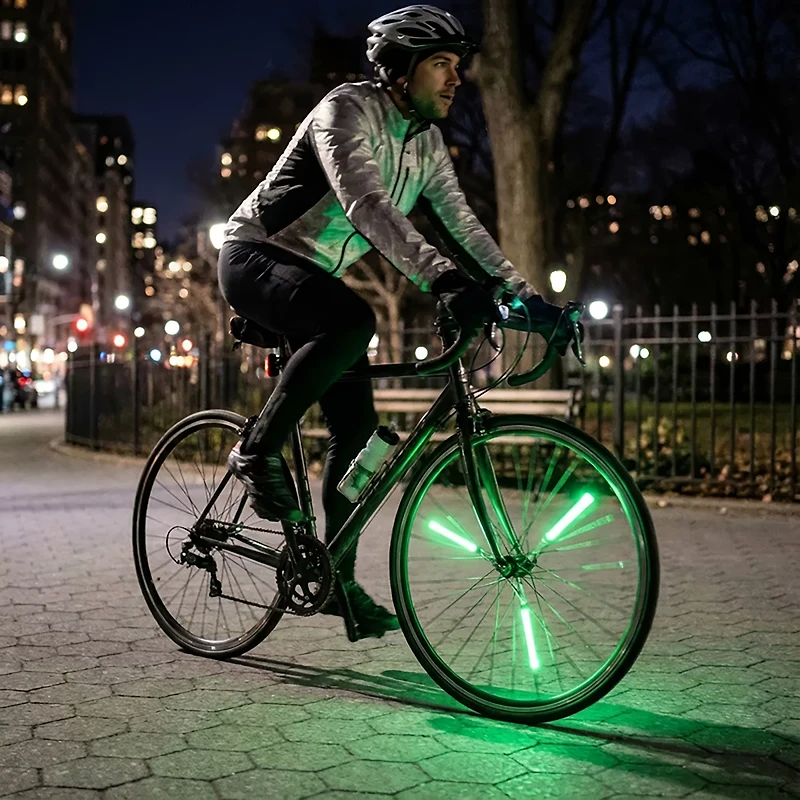 Brightz Spin LED Bicycle Spoke Tube Lights 3-Pack