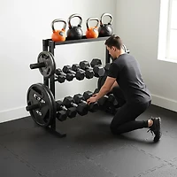 CAP Barbell 3-Tier Horizontal Free Weight Rack
