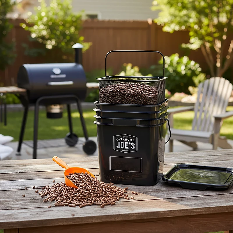 Oklahoma Joe's 3-Piece Pellet Bucket Kit