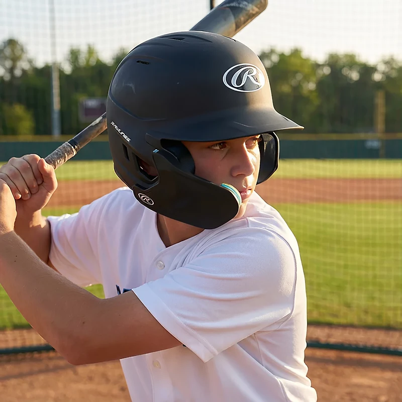 Rawlings Senior Matte Mach Adjust 1Tone LHB Helmet