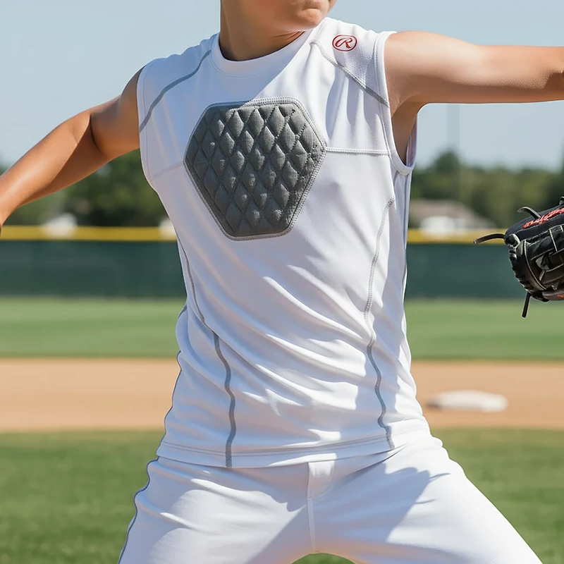 Rawlings Boys' D-Flexion Heart Protection Top