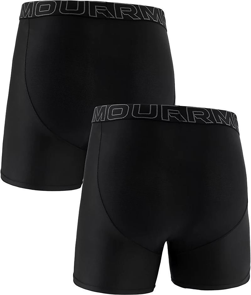 Under Armour Men's Performance Tech Pouch Solid 6" Boxer Briefs 2-Pack