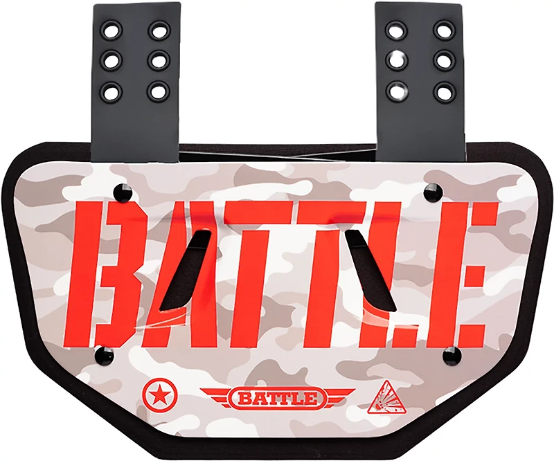 Battle Adults' Camo Football Back Plate