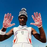 Battle Adults' Lux Doom Speed Football Gloves
