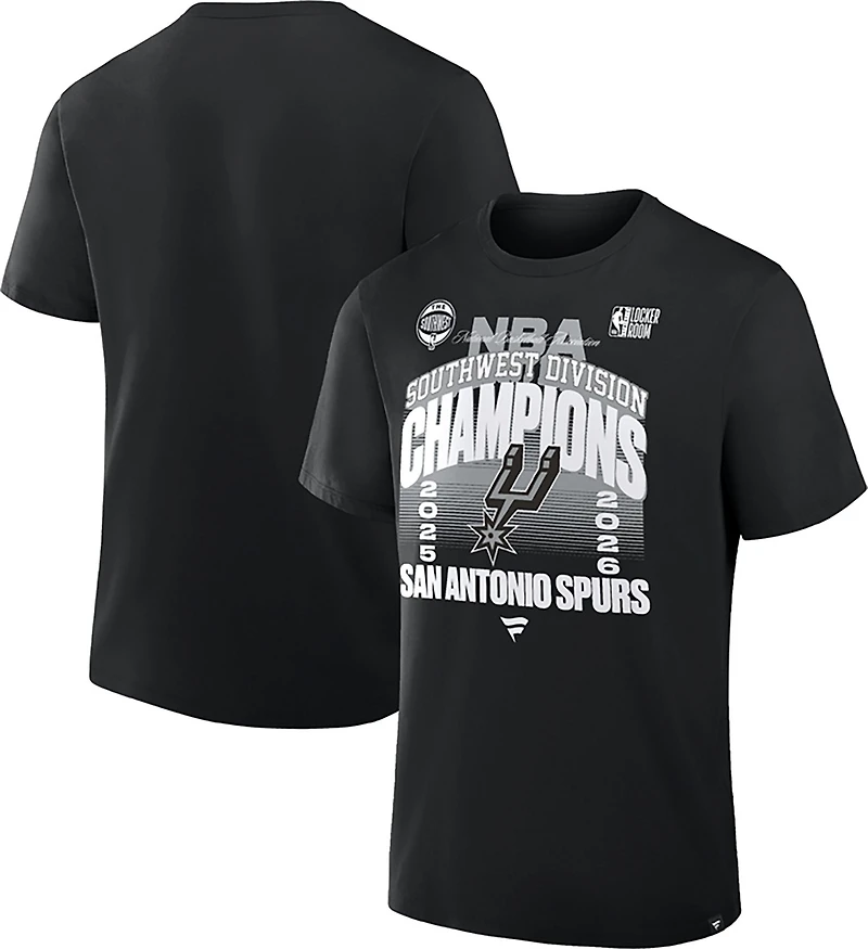 Fanatics Men's San Antonio Spurs 25-26 Division Champs Locker Room Graphic T-shirt