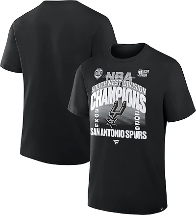 Fanatics Men's San Antonio Spurs 25-26 Division Champs Locker Room Graphic T-shirt