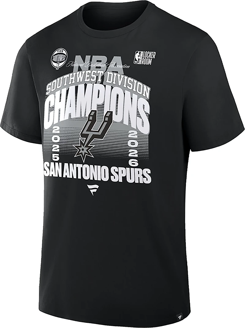 Fanatics Men's San Antonio Spurs 25-26 Division Champs Locker Room Graphic T-shirt