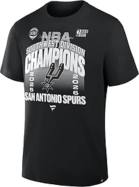 Fanatics Men's San Antonio Spurs 25-26 Division Champs Locker Room Graphic T-shirt