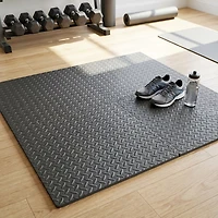 BCG ½” Diamond Plate Fitness Flooring System 6-Pack
