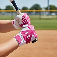 Under Armour Girls’ Radar Softball Batting Gloves