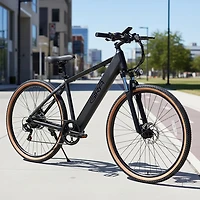 Ozone 500 Adults' Gira 29 in Urbanite Electric Bike