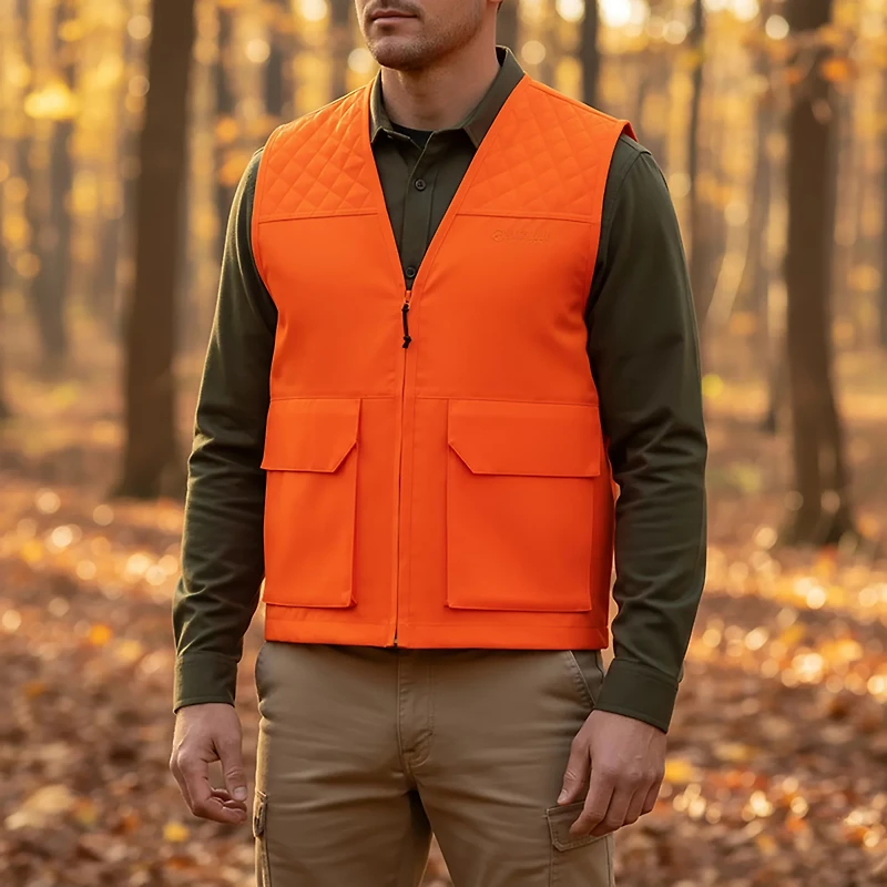 Magellan Outdoors Men's Piedmont Basic Blaze Game Vest